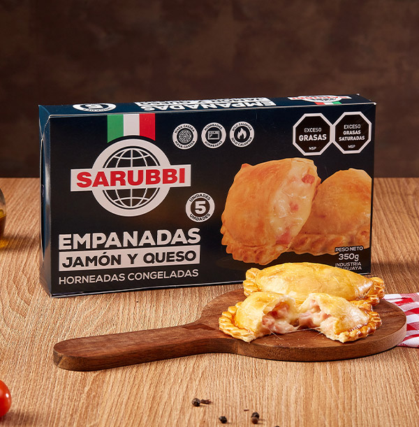 Empanadas de Jamón y Queso 350g